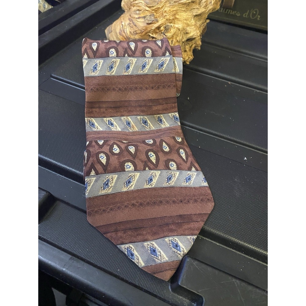 Mark Alexander‎ Vintage Abstract Print Necktie